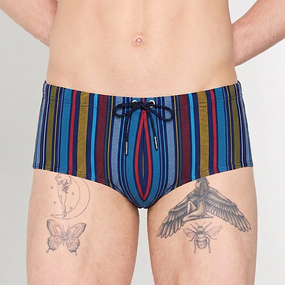HOM Marni Swim Trunk Multicolor Stripes