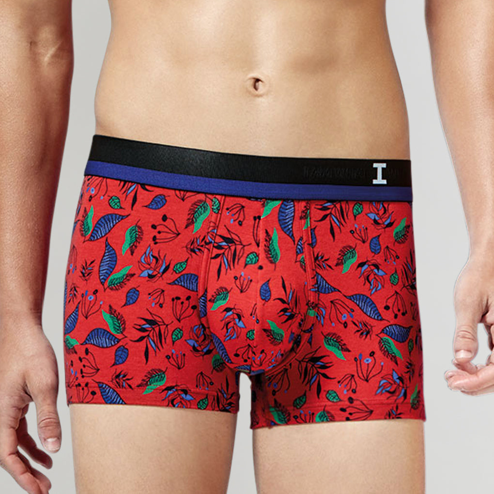 Impetus Multi Leaf Print Trunk Impetus Multi Leaf Print Trunk Red