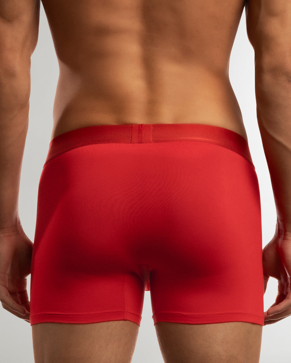 Jack Adams Bamboo Boxer Brief Red