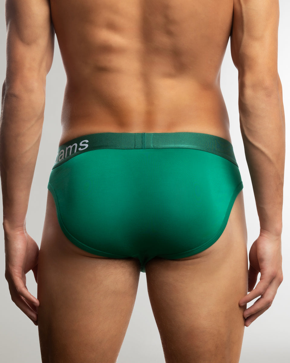 Jack Adams Bamboo Brief Shady-green