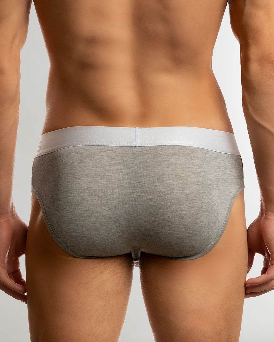 Jack Adams Zen Modal Brief Heather-grey