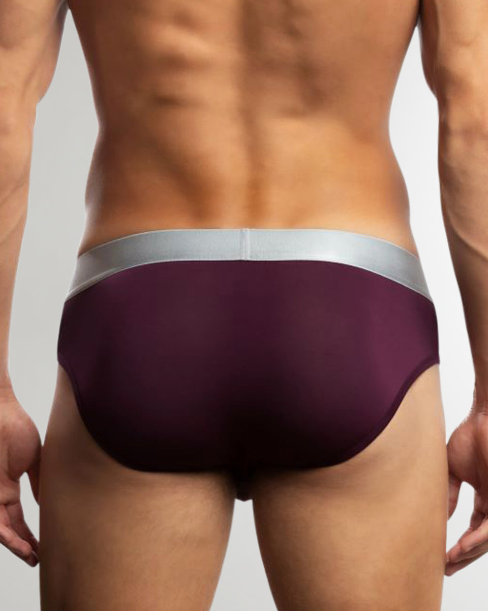 Jack Adams Zen Modal Brief Italian-plum