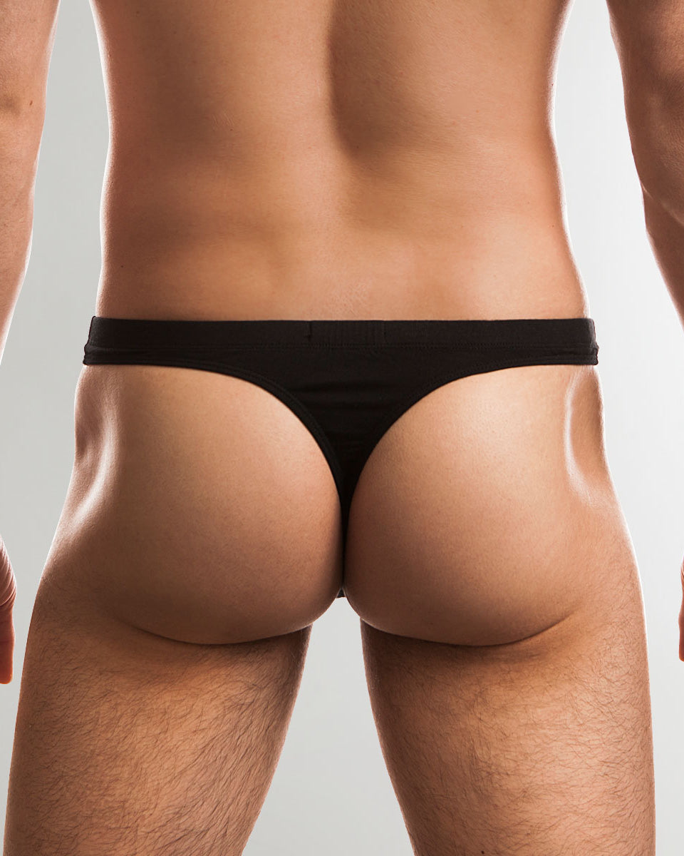 Jack Adams Modal Bikini Thong Black