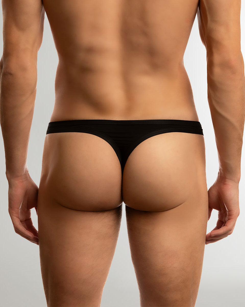 Jack Adams Encore Low Rise Thong Black