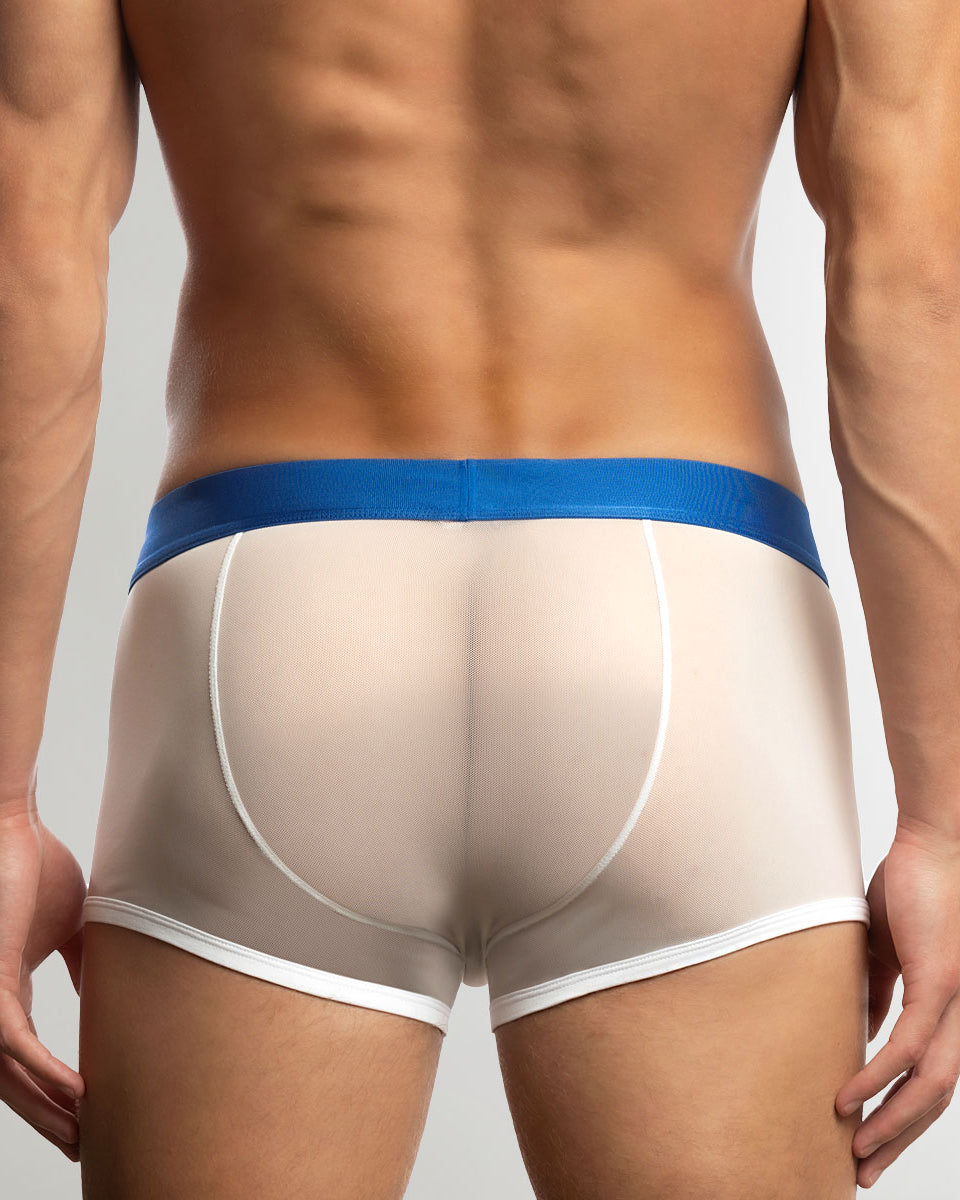 Jack Adams All Over Mesh Trunk White