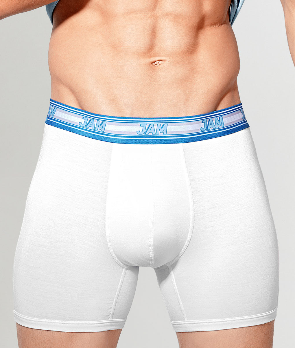 JAM Raquet Boxer Brief White
