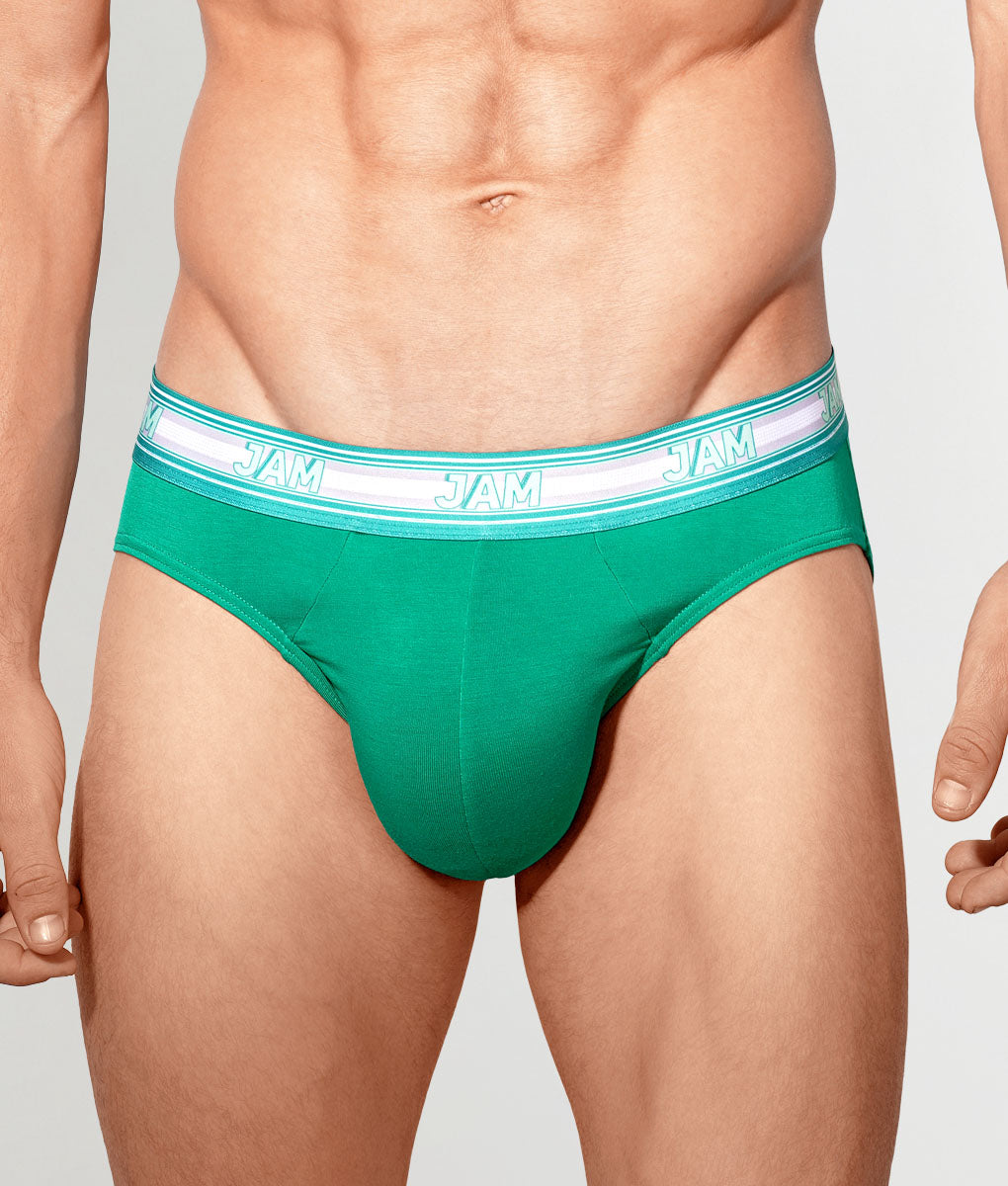 JAM Raquet Brief Green