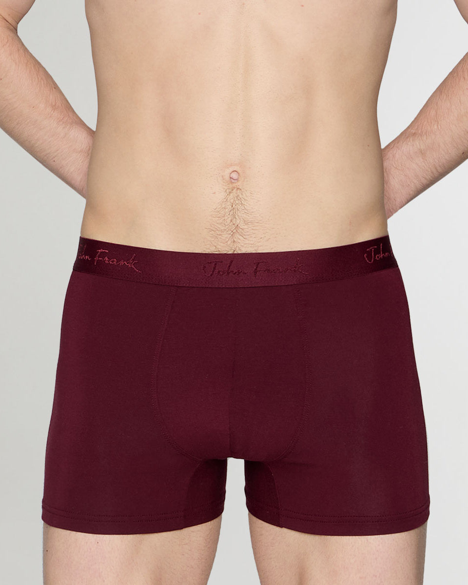 John Frank Urban Couture Modal Trunk Burgundy