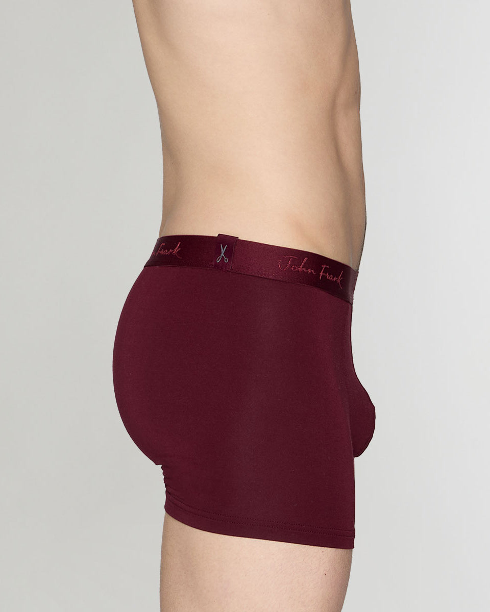 John Frank Urban Couture Modal Trunk Burgundy
