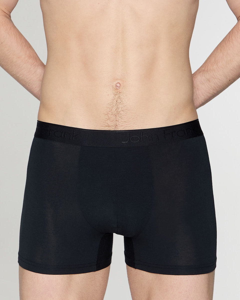 John Frank Natural Modal Trunk Black