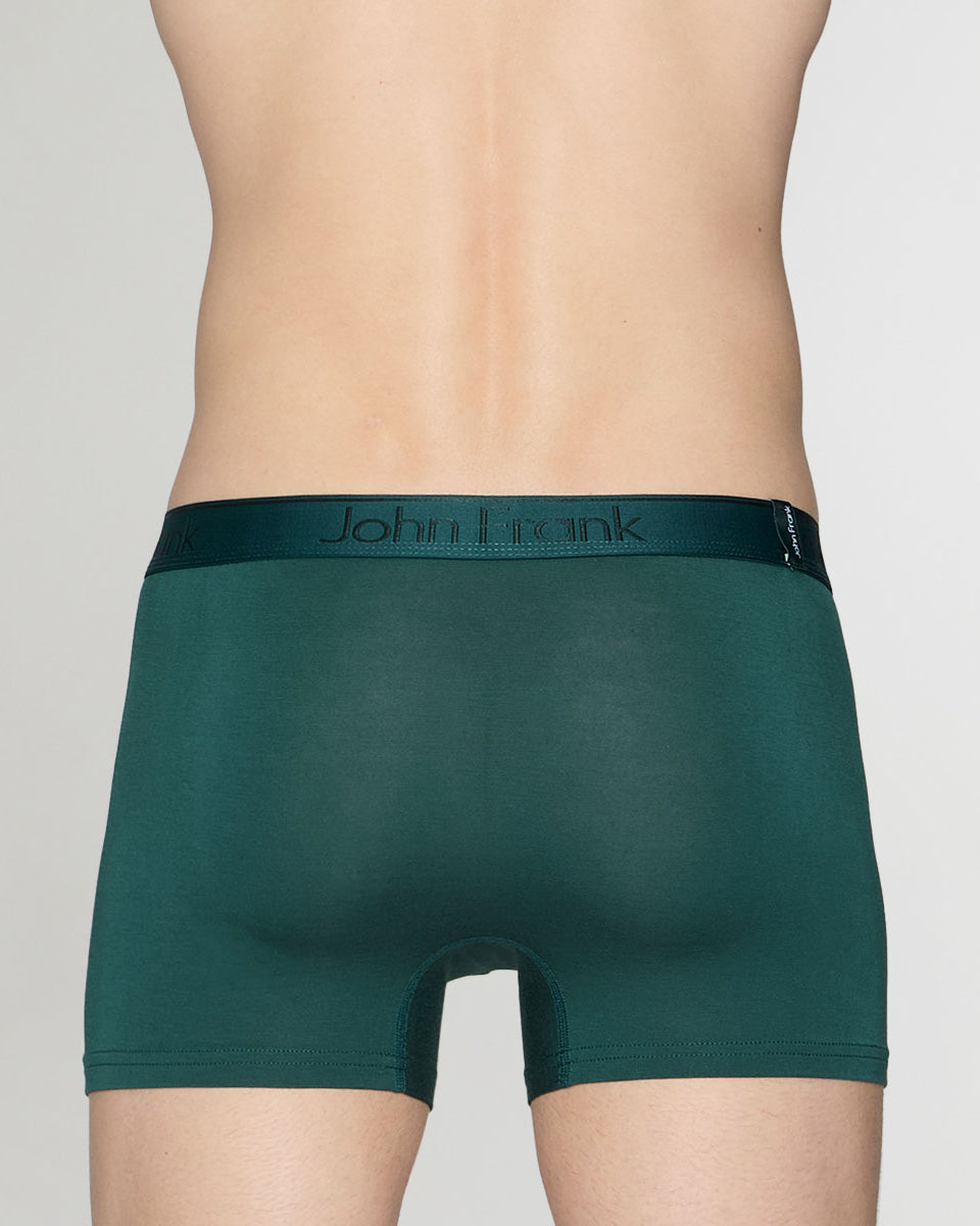 John Frank Natural Modal Trunk Green