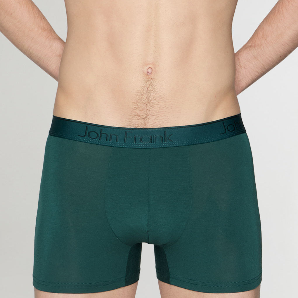 John Frank Natural Modal Trunk Green