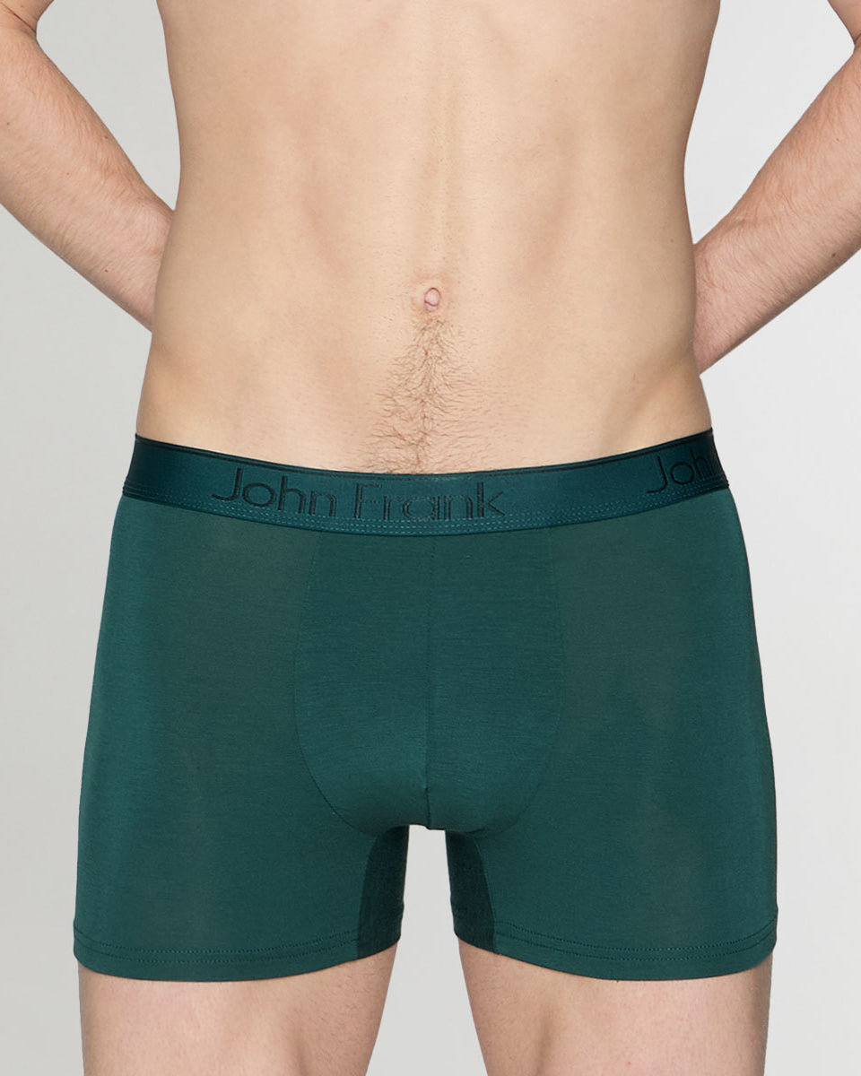 John Frank Natural Modal Trunk Green
