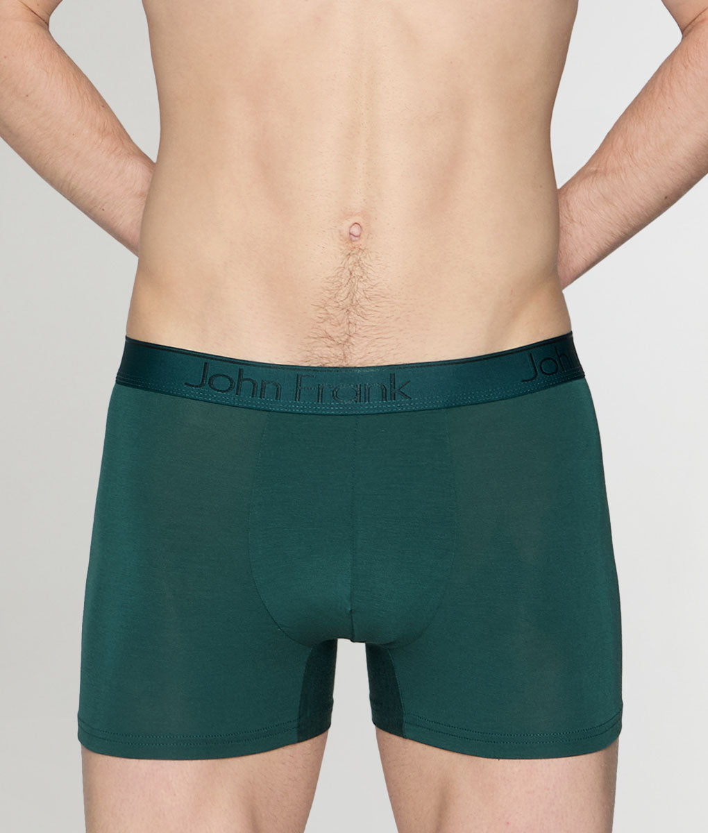 John Frank Natural Modal Trunk Green