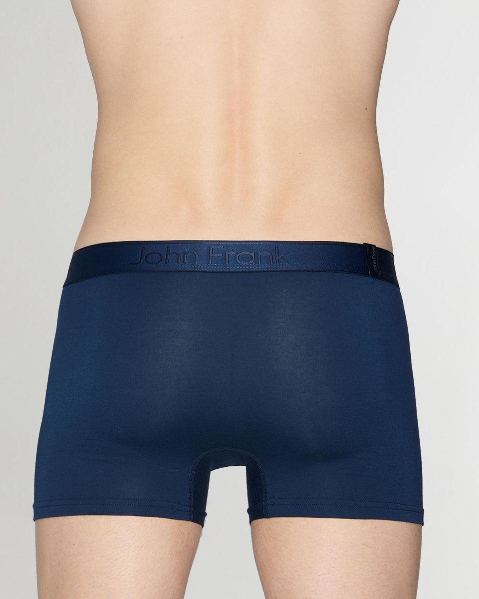 John Frank Natural Modal Trunk Navy