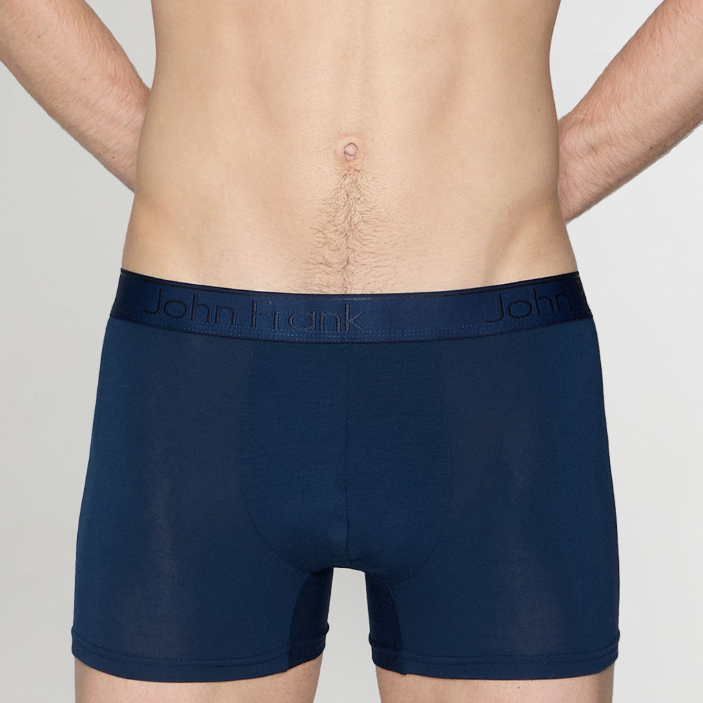 John Frank Natural Modal Trunk Navy