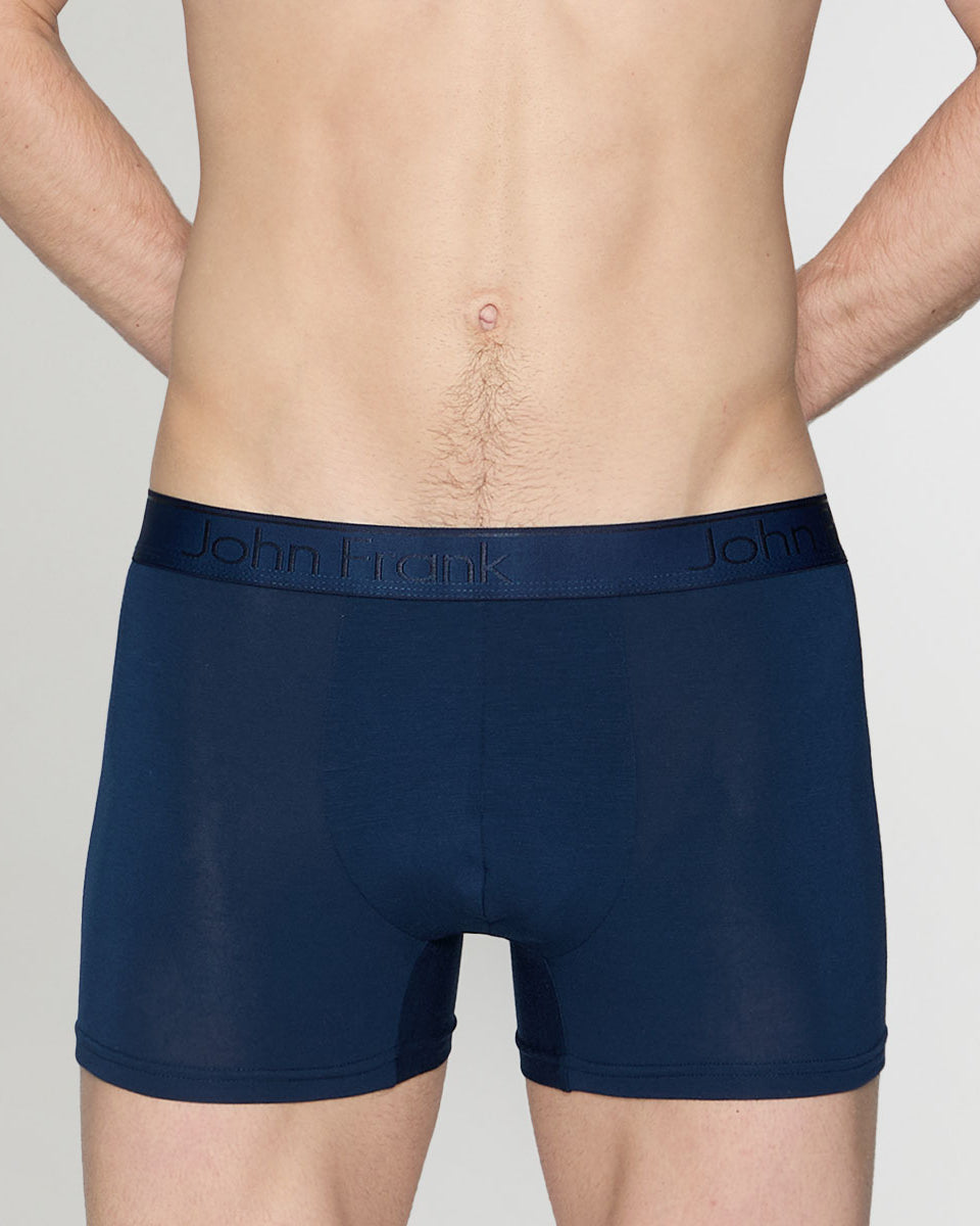 John Frank Natural Modal Trunk Navy