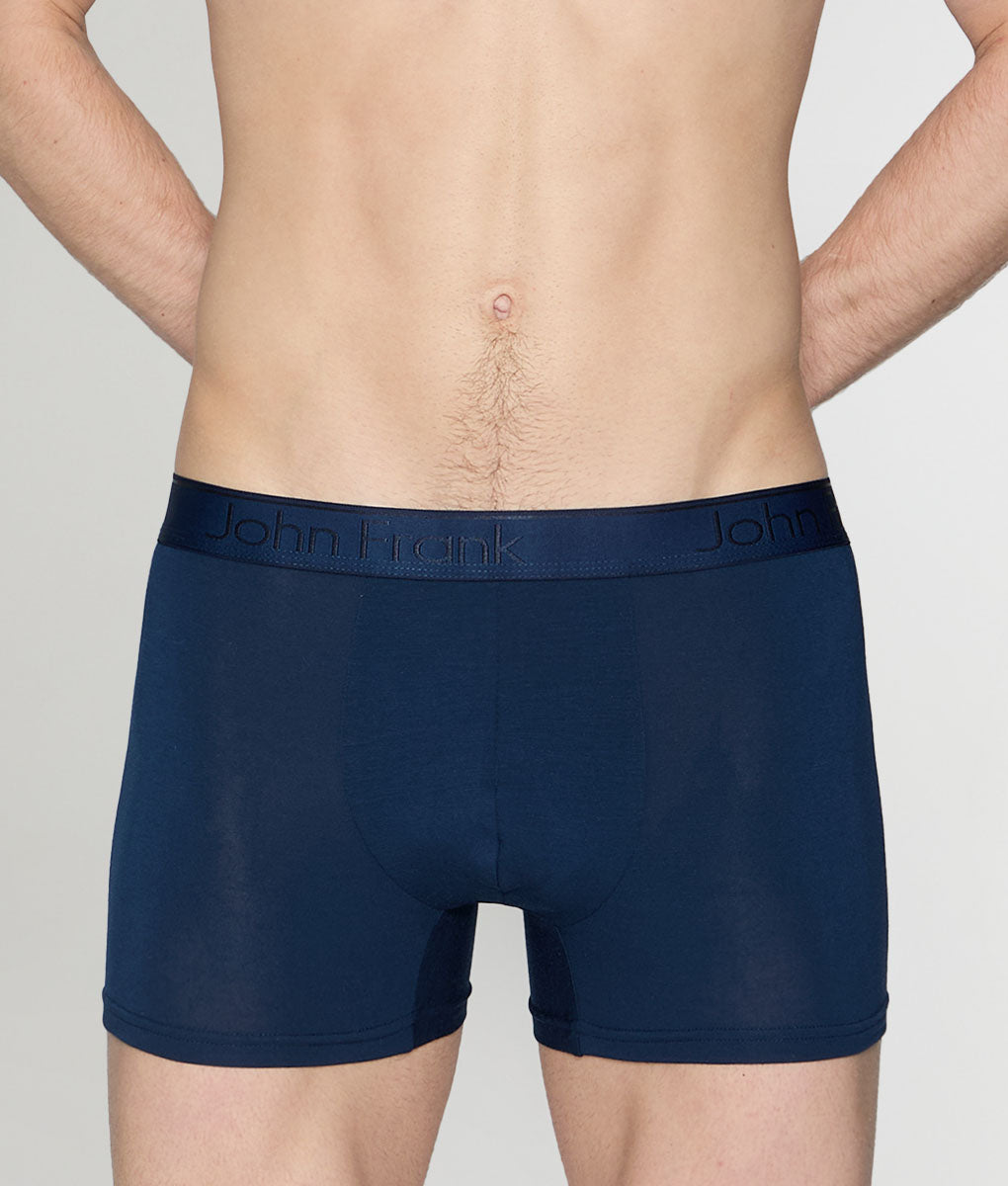 John Frank Natural Modal Trunk Navy