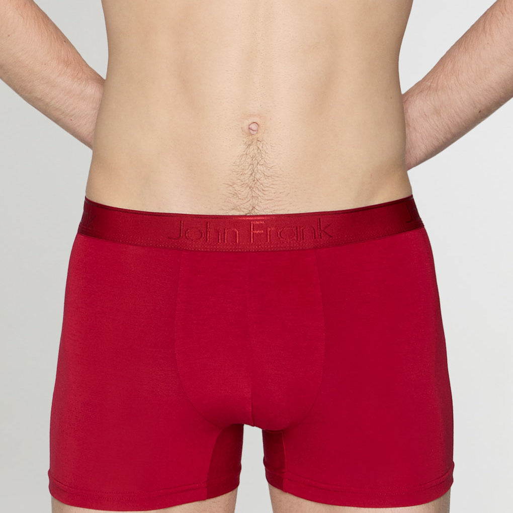 John Frank Natural Modal Trunk Red