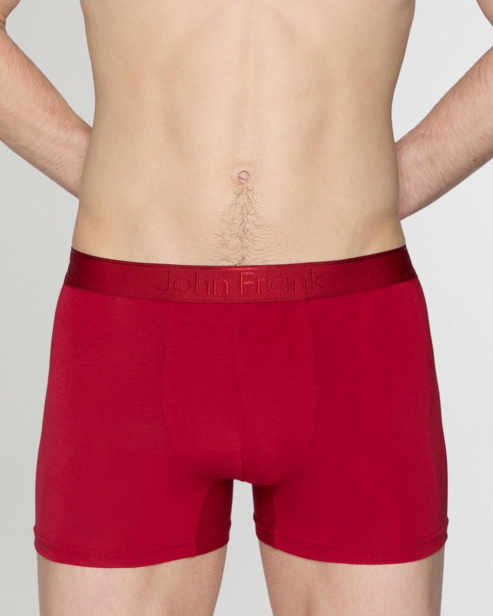 John Frank Natural Modal Trunk Red
