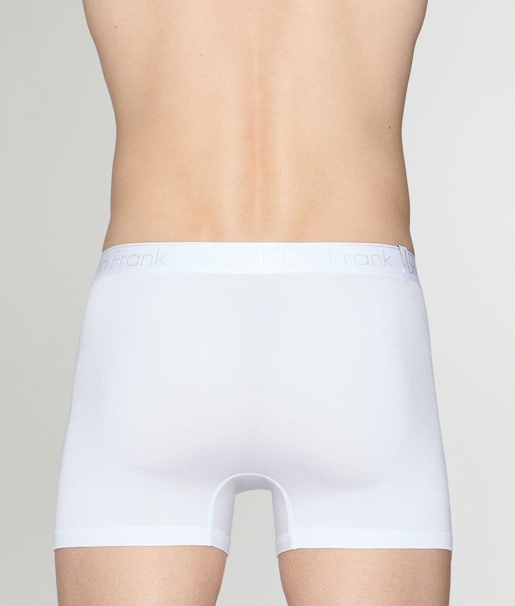 John Frank Natural Modal Trunk White