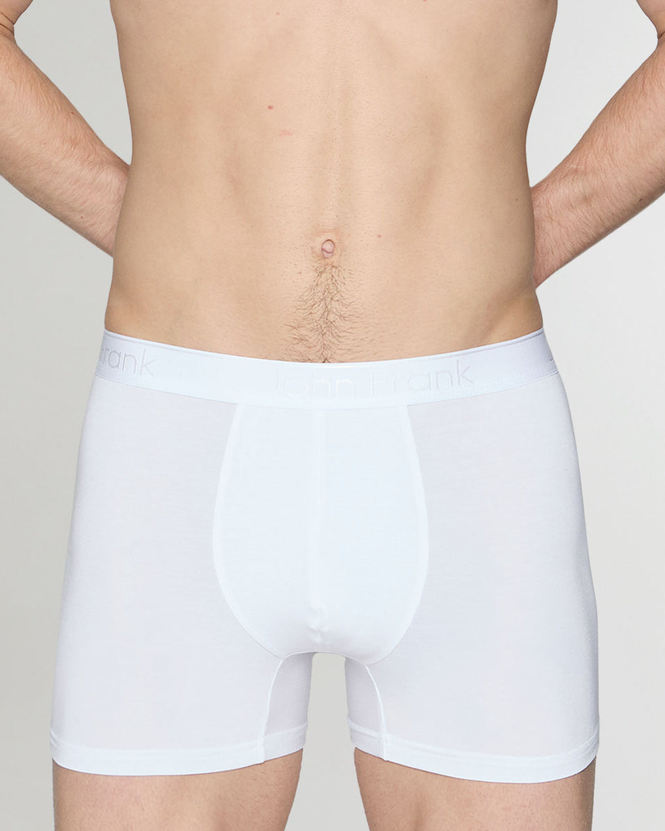 John Frank Natural Modal Trunk White