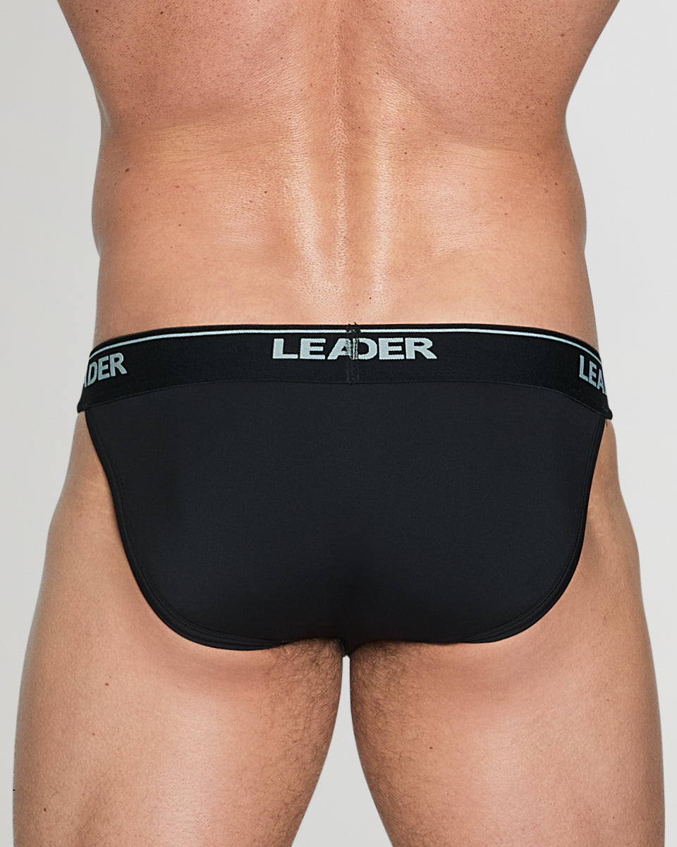 Leader Sports Brief Black