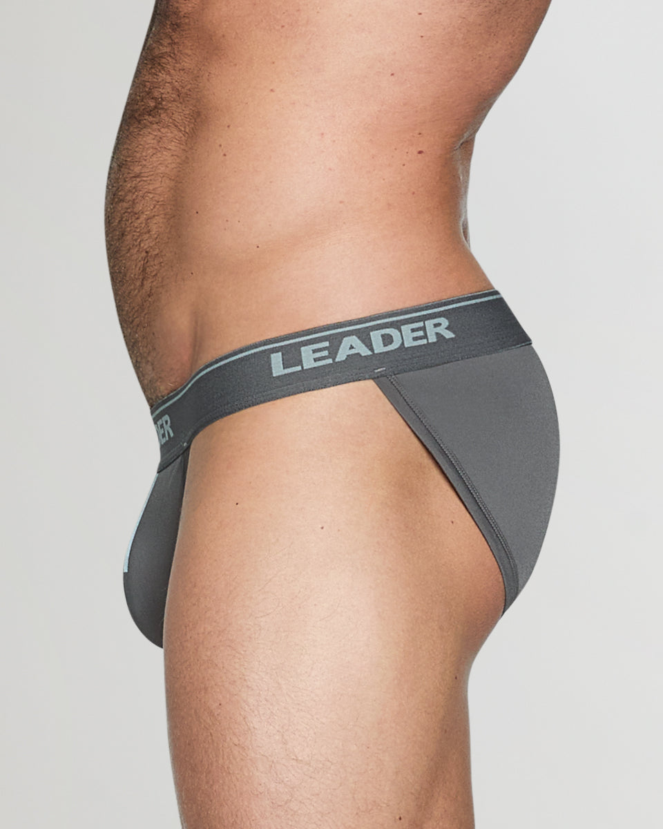 Leader Sports Brief Taupe