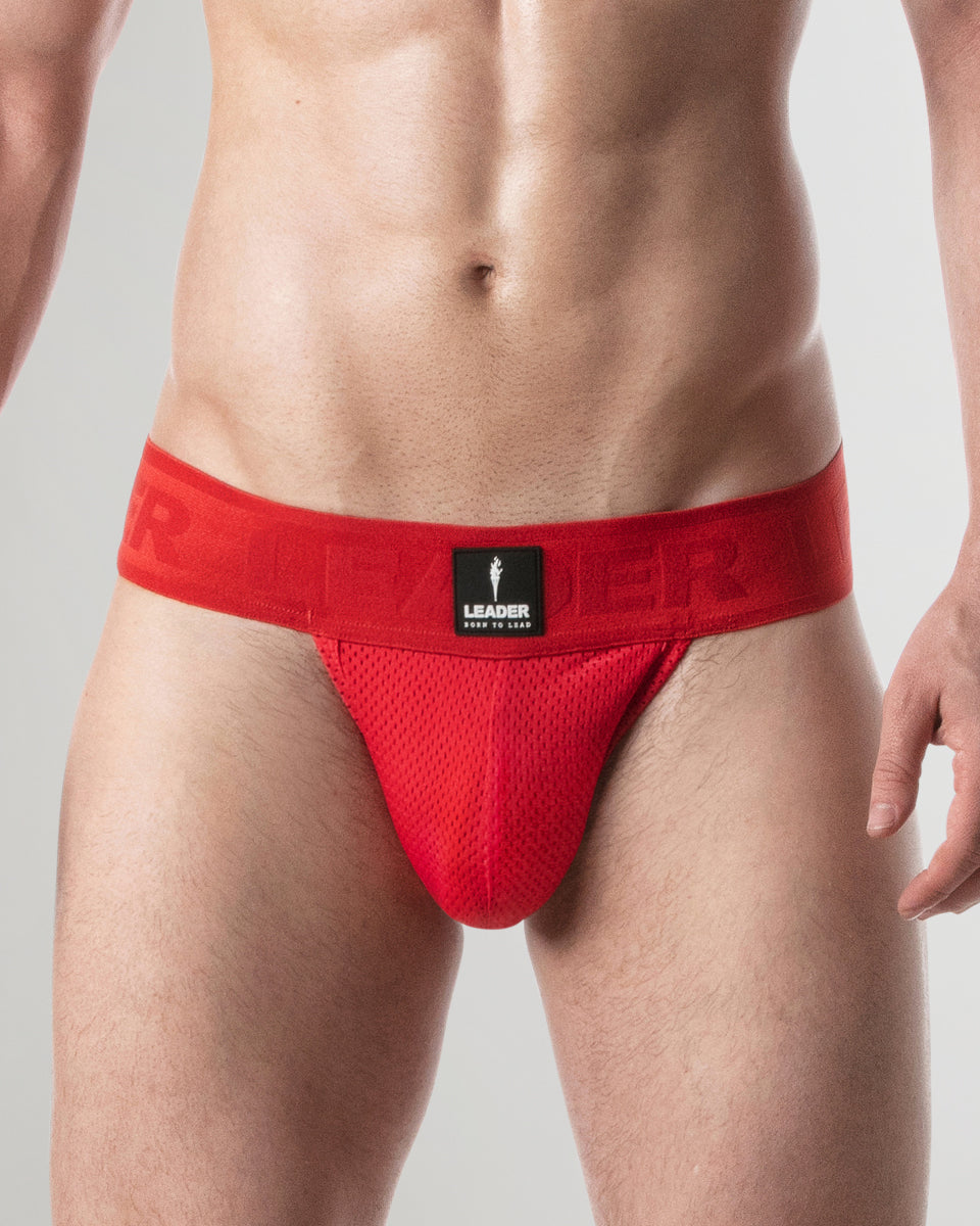 Leader Sports Mesh Jockstrap Leader Sports Mesh Jockstrap Red