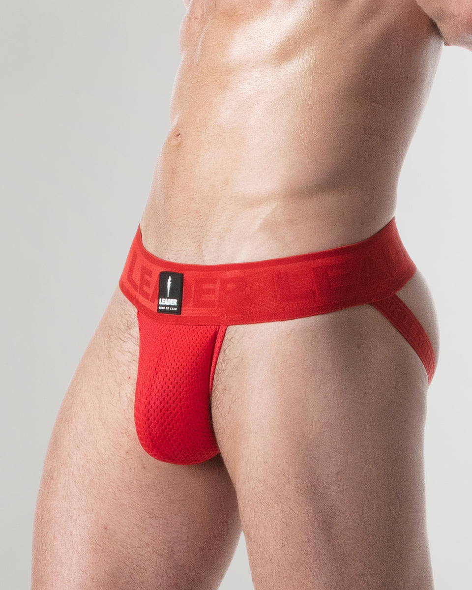 Leader Sports Mesh Jockstrap Leader Sports Mesh Jockstrap Red