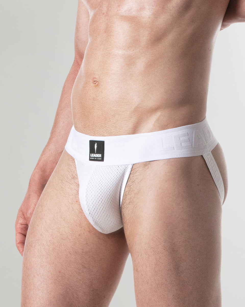 Leader Sports Mesh Jockstrap Leader Sports Mesh Jockstrap White