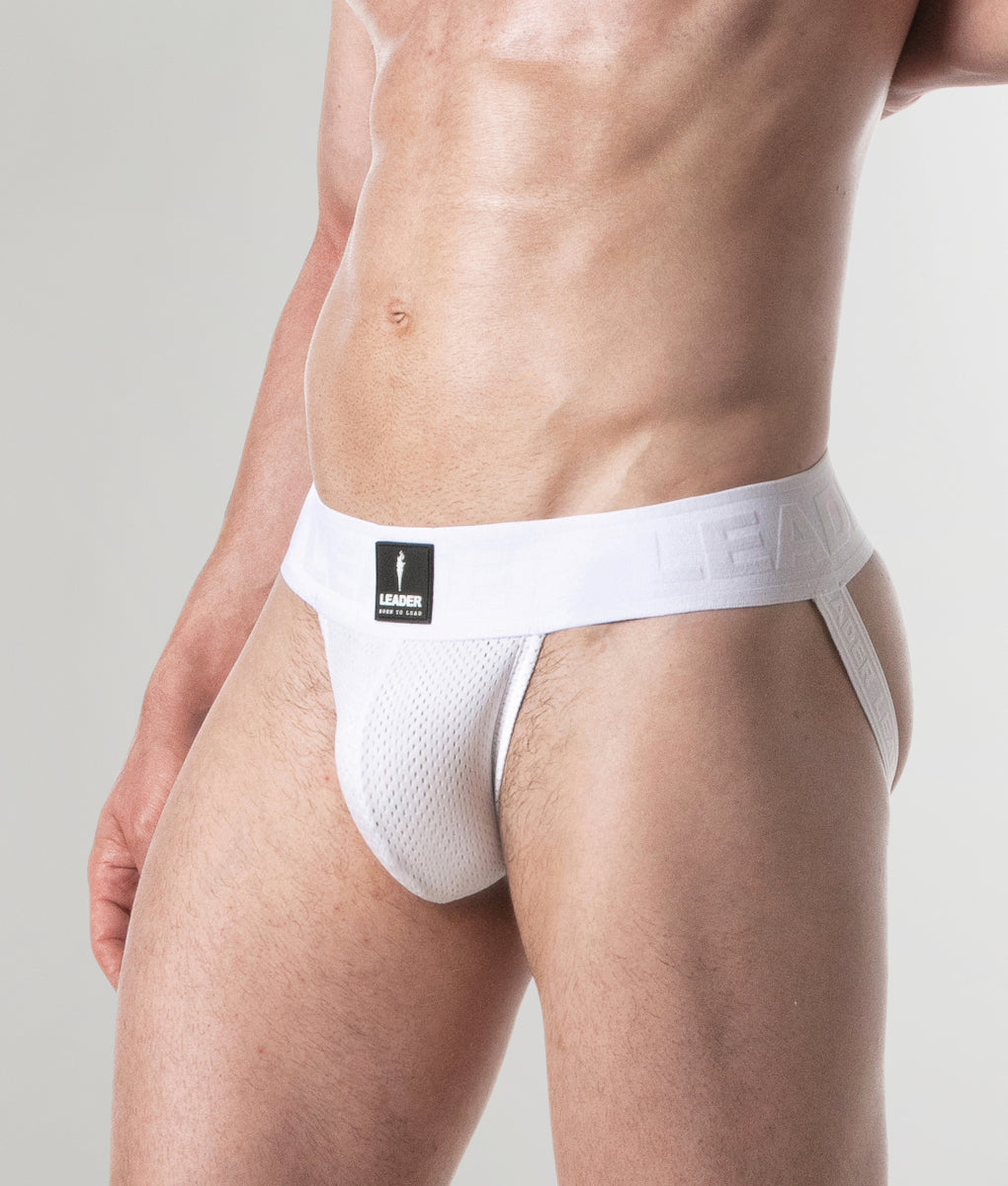 Leader Sports Mesh Jockstrap Leader Sports Mesh Jockstrap White