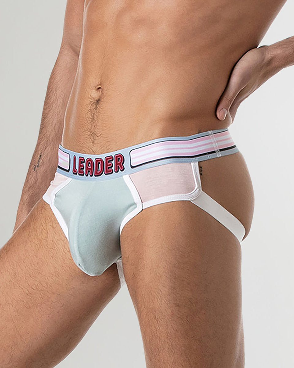 Leader Candy Jockstrap Blue