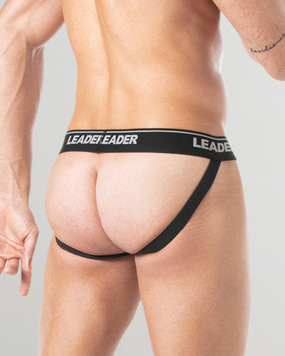 Leader Sports Jockstrap Black
