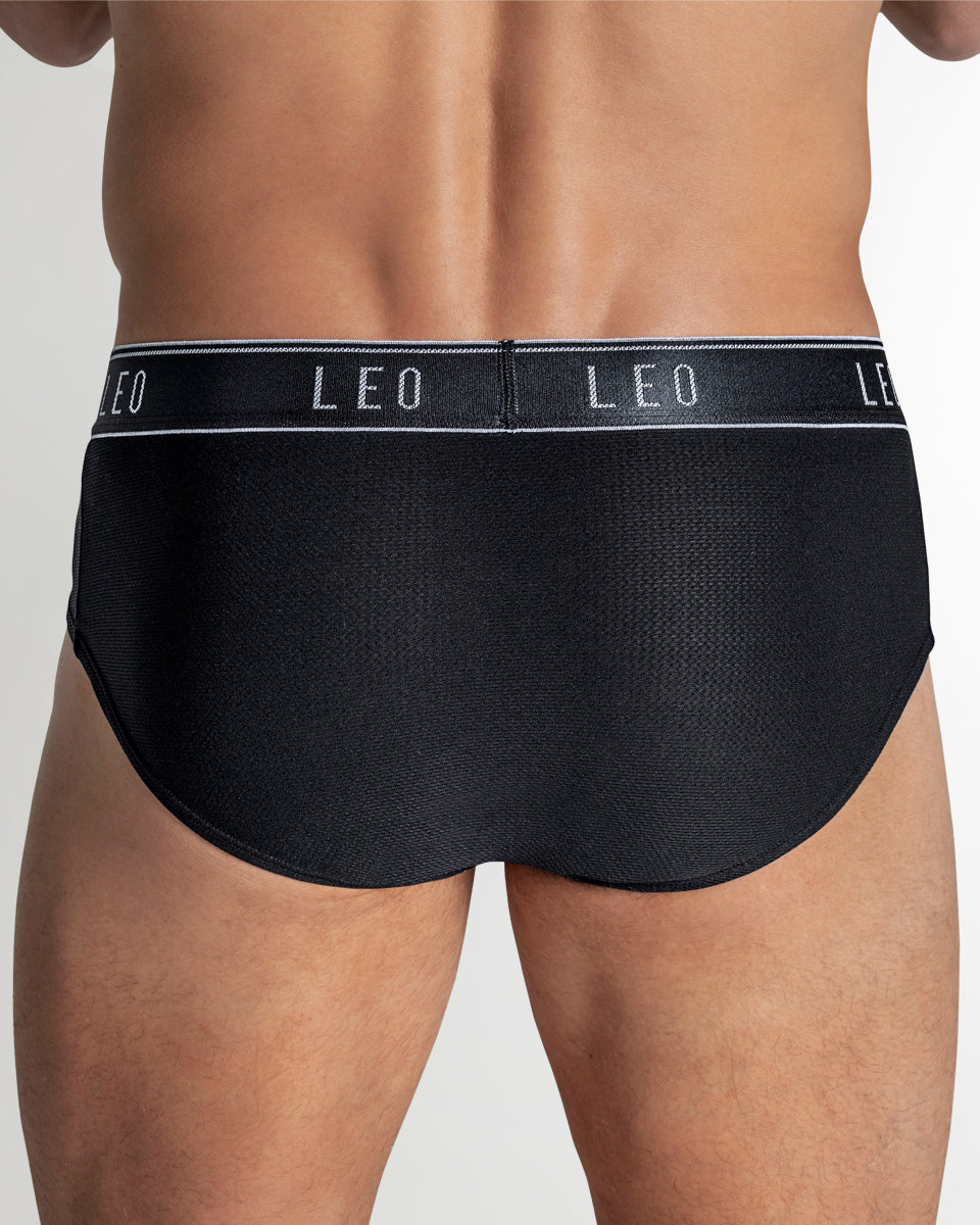Leonisa Ultra-Light Brief Black