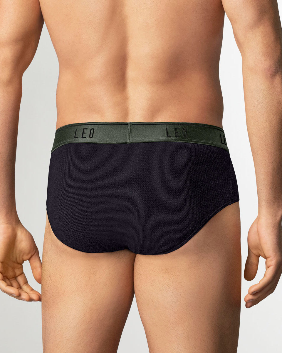 LEO Perfect Fit Brief Black