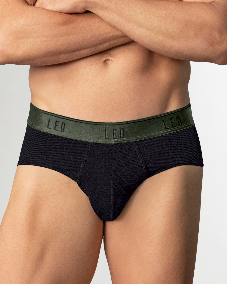 LEO Perfect Fit Brief Black