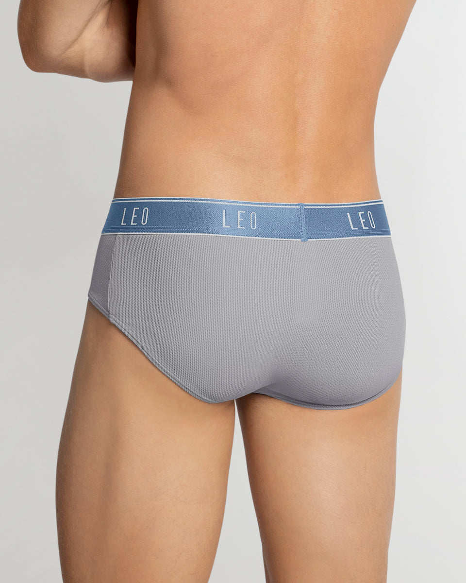 Leonisa Ultra-Light Brief Grey-blue