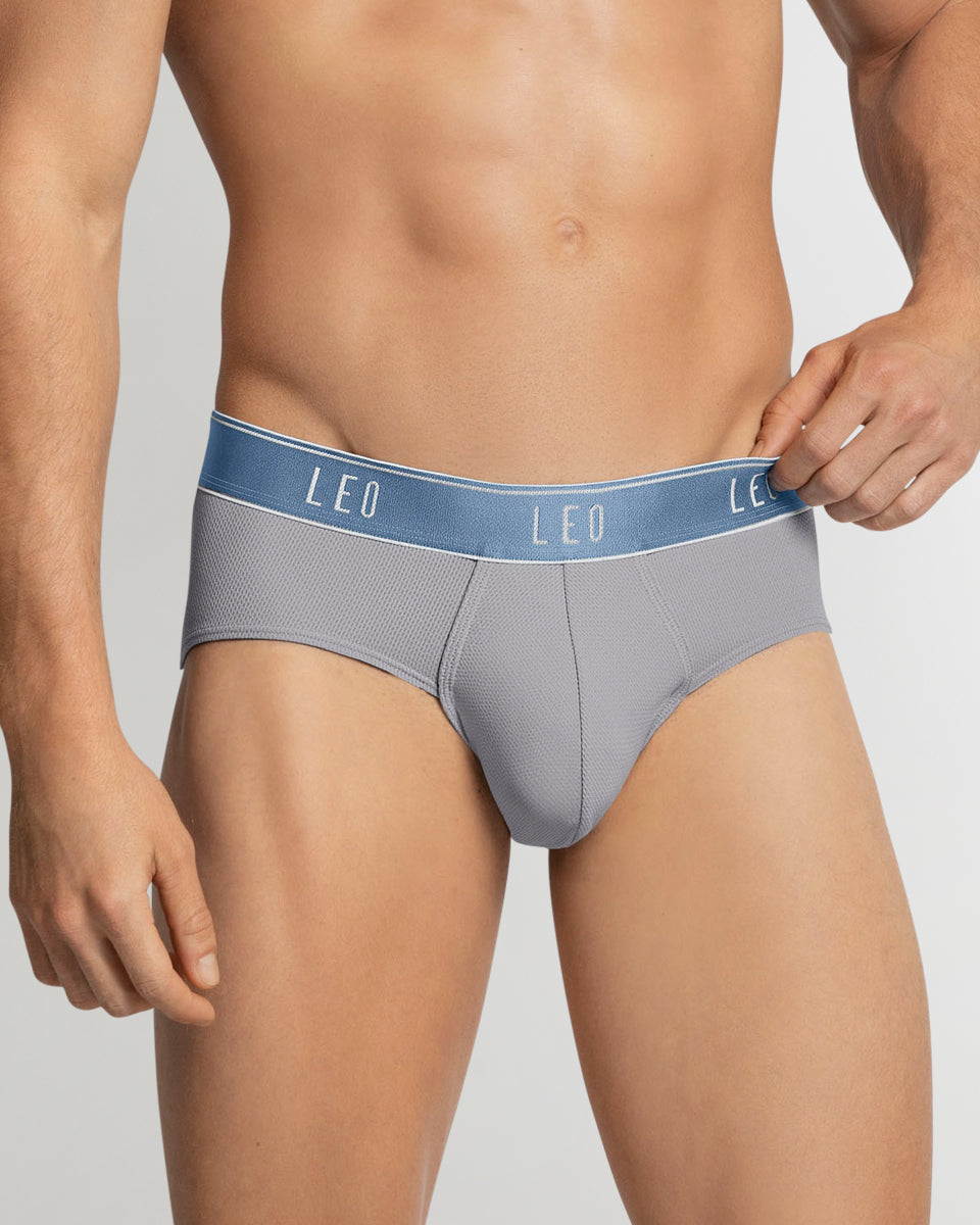Leonisa Ultra-Light Brief Grey-blue