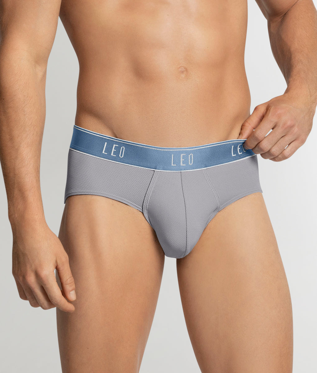 Leonisa Ultra-Light Brief Grey-blue