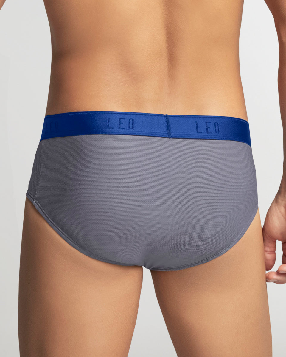 Leonisa Ultra-Light Brief Light-grey-blue-waistband