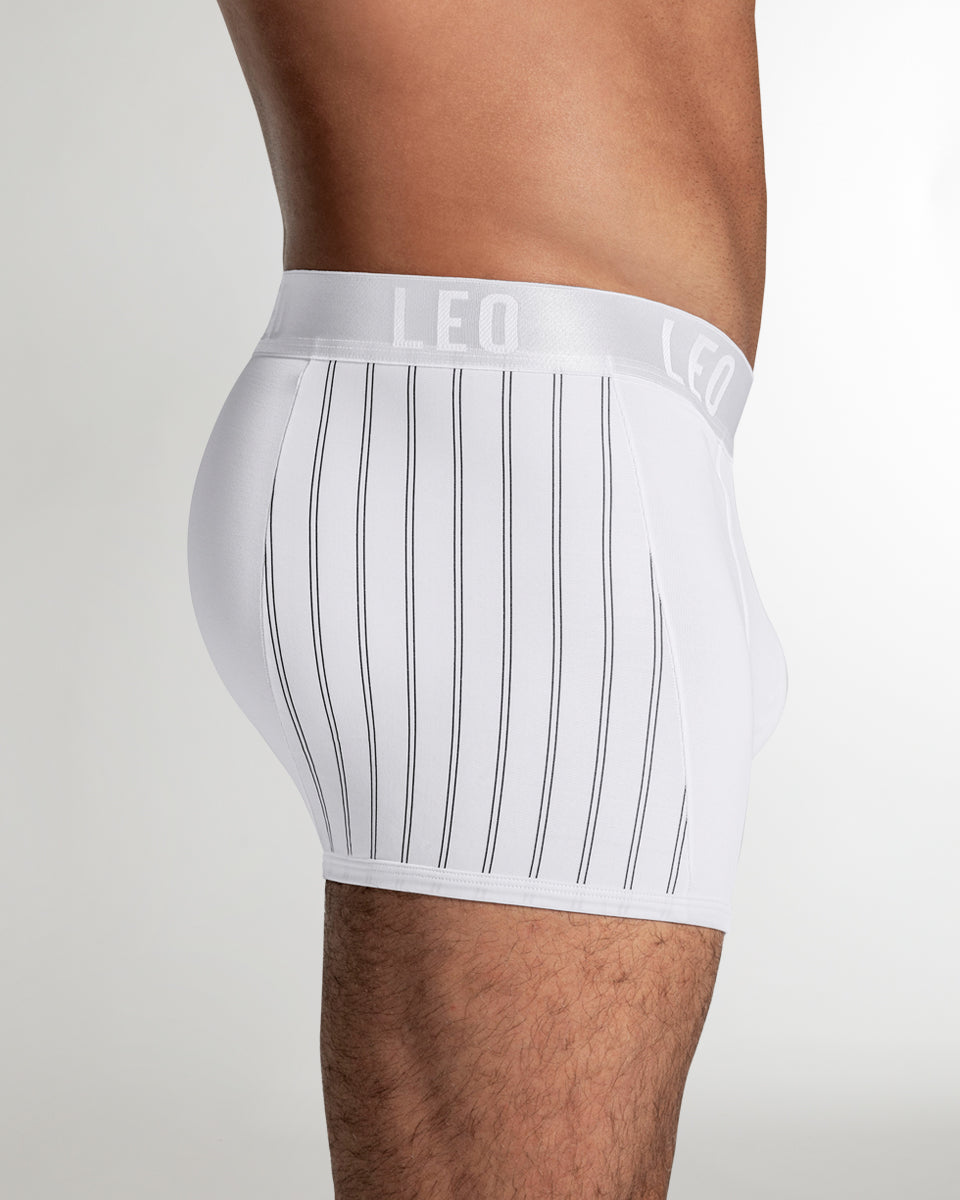 LEO Perfect Fit w/ Contrast Details Trunk White