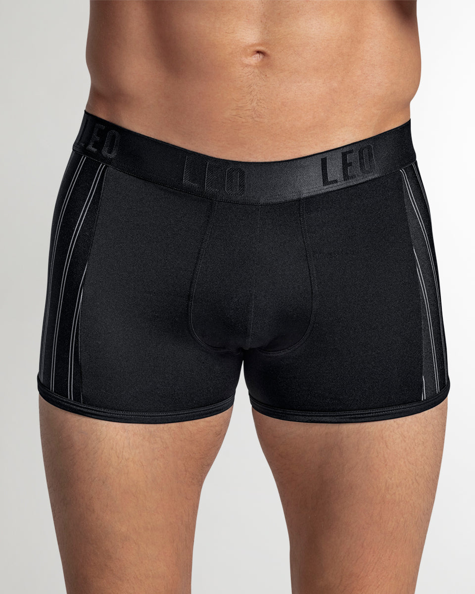 LEO Perfect Fit w/ Contrast Details Trunk Black