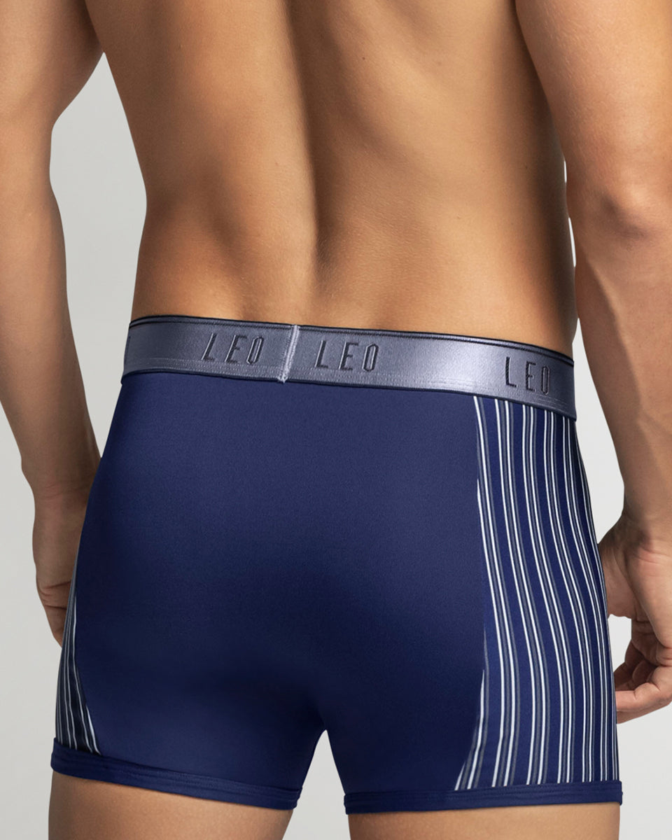LEO Perfect Fit w/ Contrast Details Trunk Blue