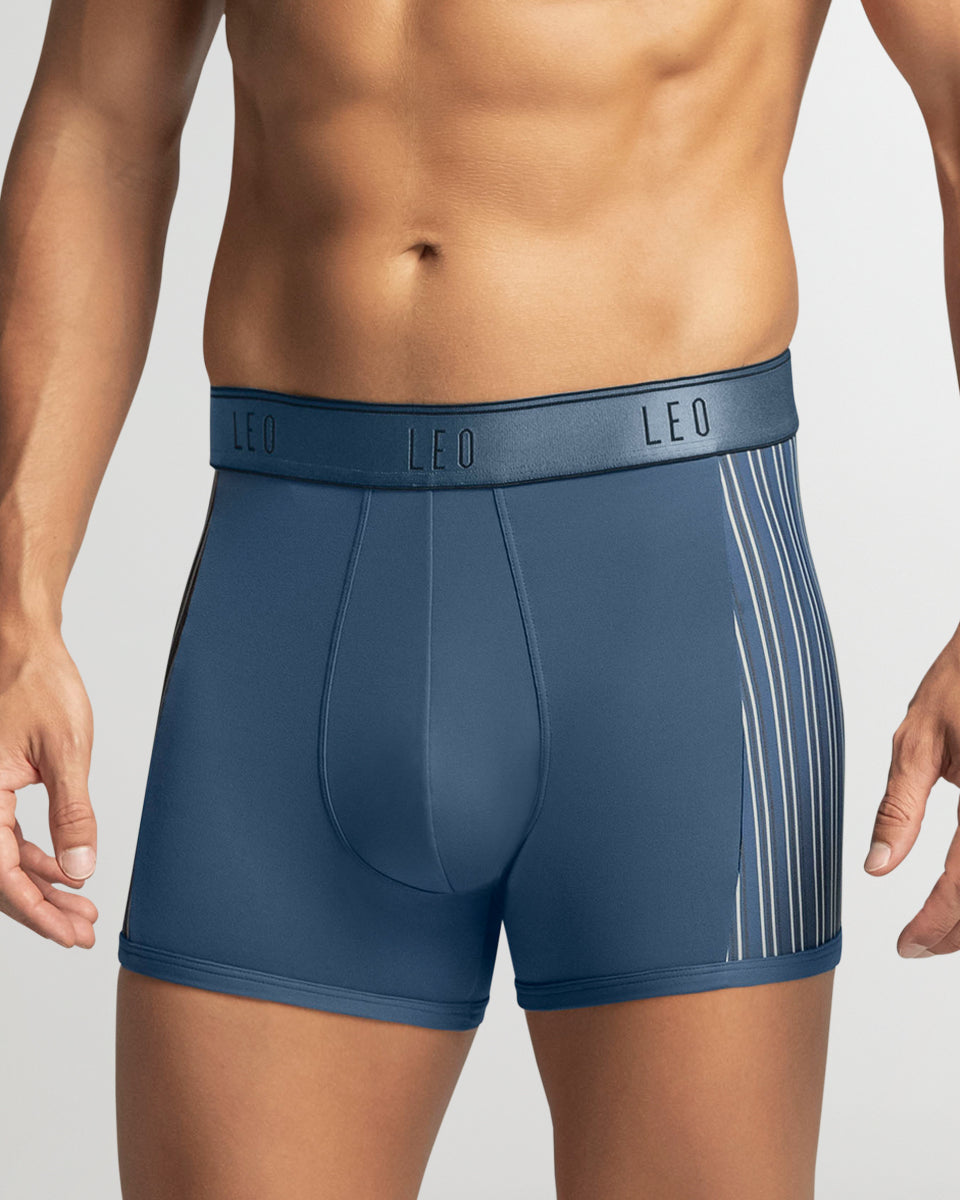 LEO Perfect Fit w/ Contrast Details Trunk Grey
