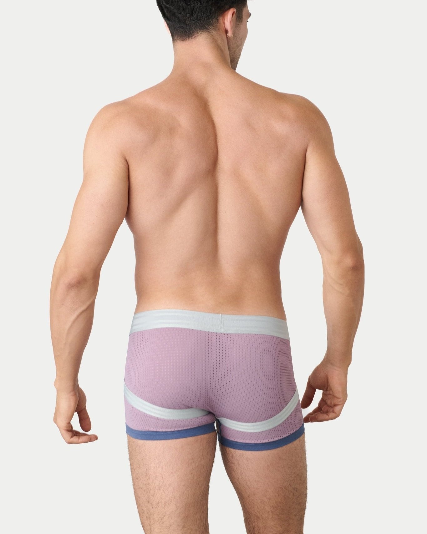 Awry Lift Trunk Lavender Haze - men's lift trunk full body view on model