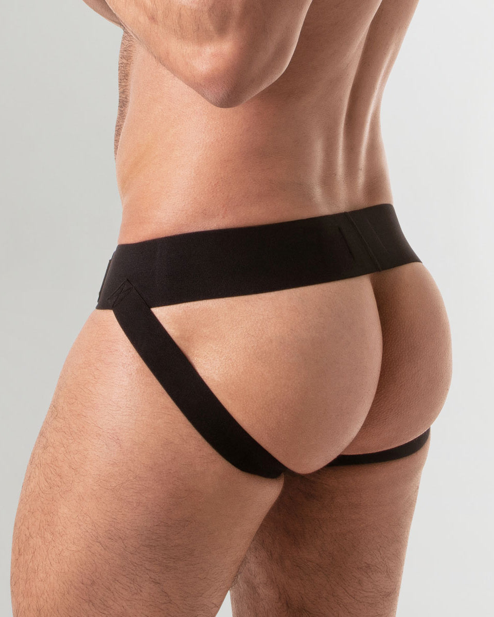 Locker Gear Wide Waistband Jockstrap Black