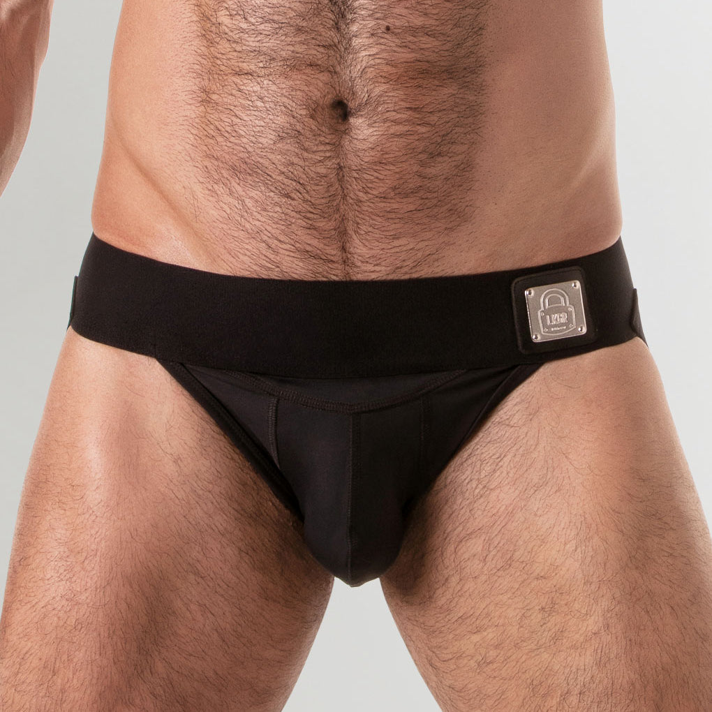 Locker Gear Wide Waistband Jockstrap Black
