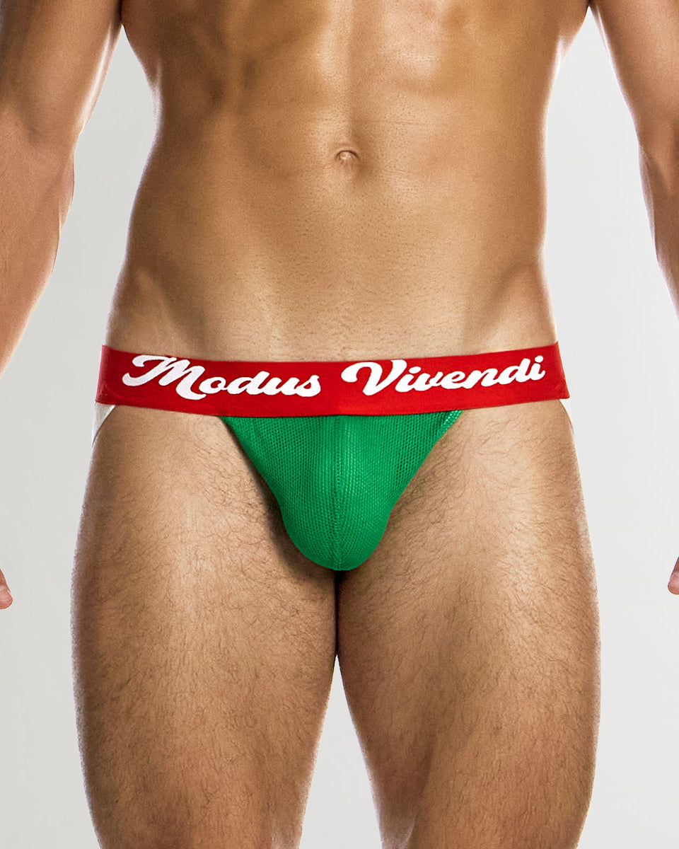 Modus Vivendi Retro Jockstrap Green