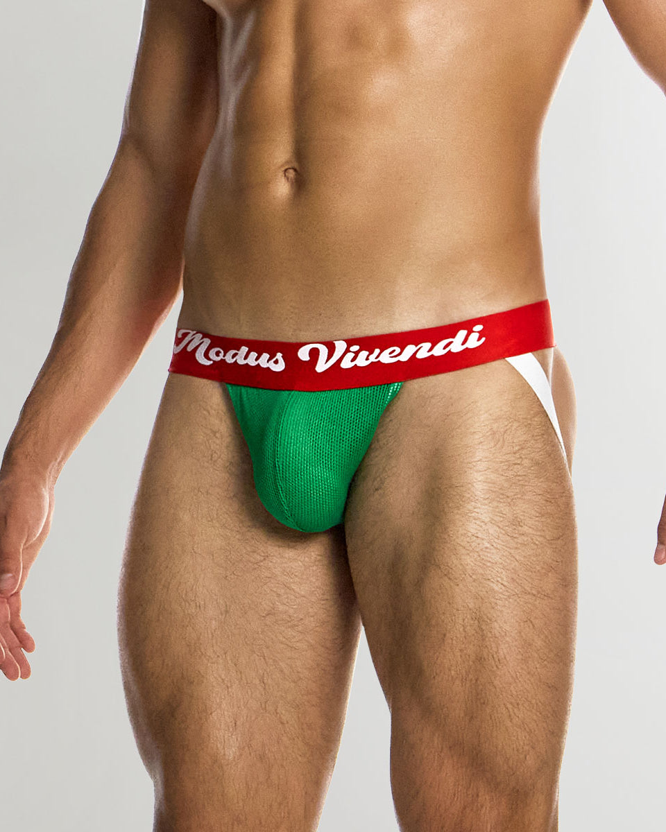 Modus Vivendi Retro Jockstrap Green